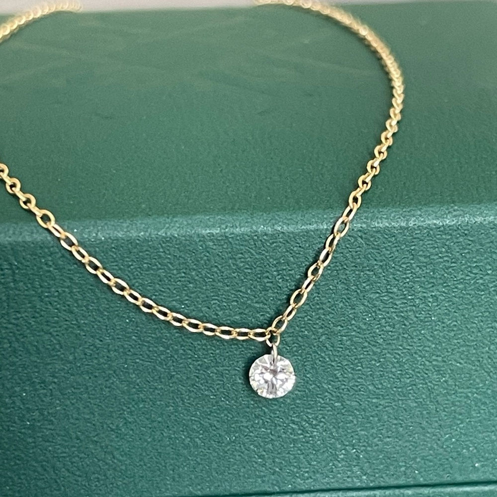 Catbird Diamond Pinprick Necklace